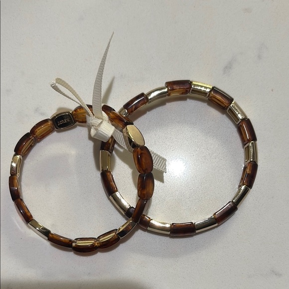 J. Crew Brown and Gold Vintage-Inspired Bracelet - Picture 1 of 4